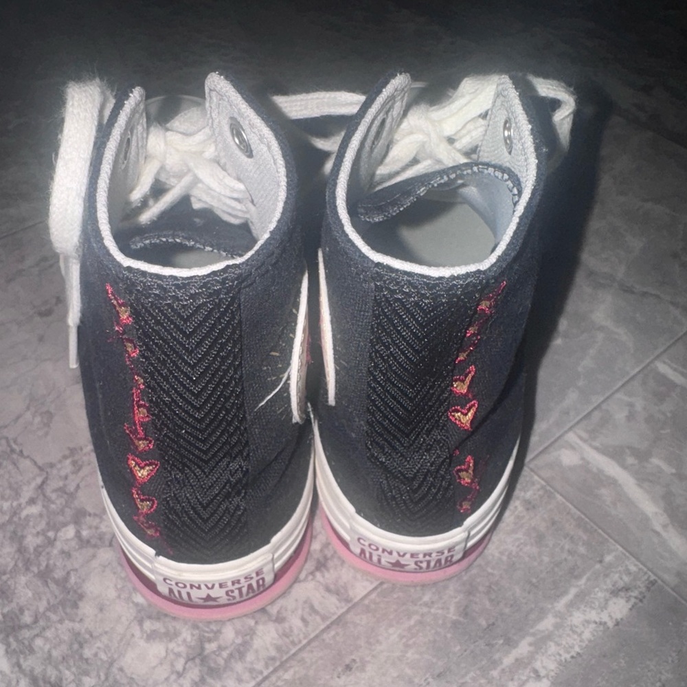 Converse Chuck Taylor All Star EVA Lift Platform High Tops Kids Size 1 - Picture 5 of 8